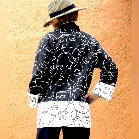 Belinda One of a Kind Face Jacket M - Picture 2 of 6